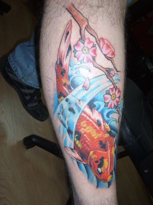 Koi Fish Art Tattoo