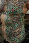 rib koi fish tattoo