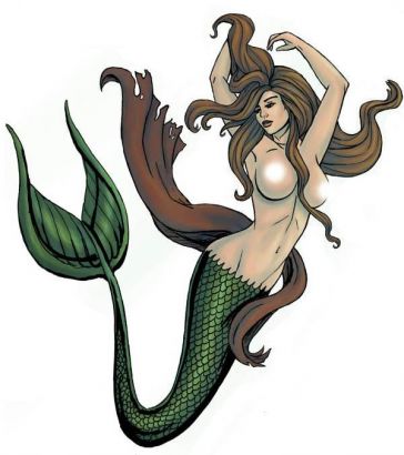 Mermaid Free Tattoo Image