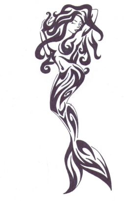 Tribal Mermaid Tattoo