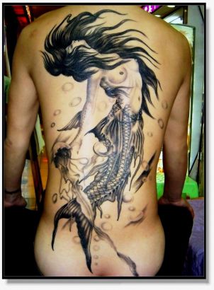 Mermaid Tattoo Deisgn