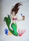 mermaid and seahorse tattoo