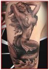 mermaid tattoo for girl