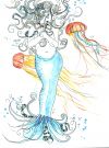mermaid and jelly fish tattoo