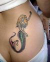 fish hip tattoo design