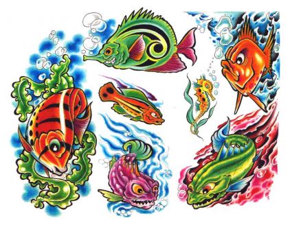 Fish Tats Design