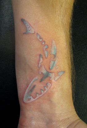 Tribal Shark Tattoo