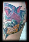 Shark tattoo design