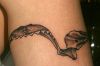 shark jaw tattoo