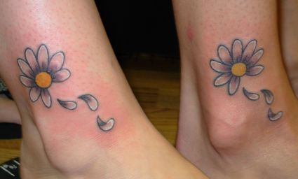 Daisy Feet Tats