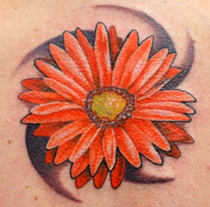 Gerber Daisy Tattoo Pic