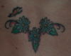 daisy and butterfly pic tattoo