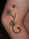 daisy and bee tattoos