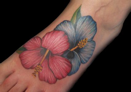 Hibiscus Flowers Tattoo