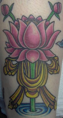Lotus Arm Tats Design