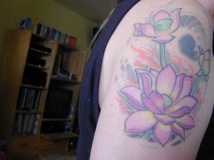 Tattoo Lotus On Arm