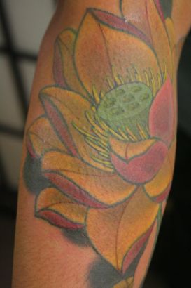 Lotus Hand Tats Design