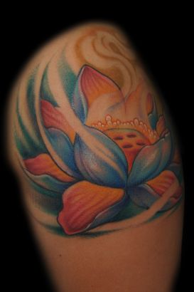 Lotus Images Tattoo