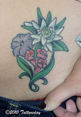 Edelweis Flower Tattoo