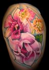 julies flower tattoo
