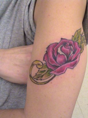 Rose Arm Tattoo Pic