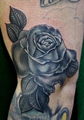  Black Rose Tattoos Design