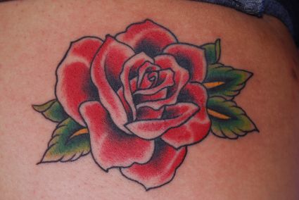 Rose Tattoos On Back