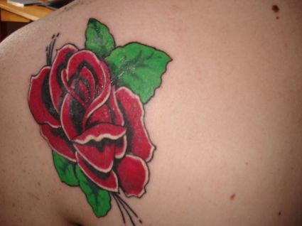 Rose Tat Pics Shoulder