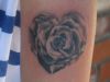 rose hand tattoo pic