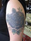 Black rose tattoo image