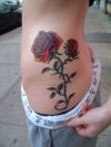 Rose on lower back