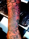 Rose tat design on hand