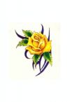 yellow rose tats