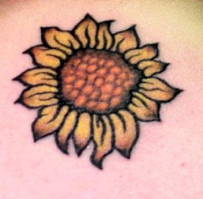 Sunflower Image Tattoo