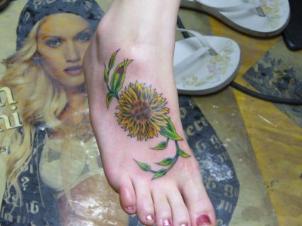 Sunflower Tattoos Image