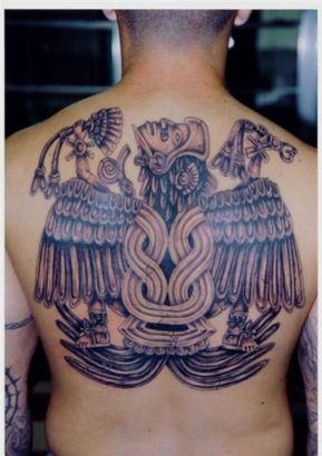 Aztec Tattoo On Back
