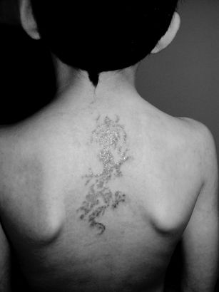 Glitter Tattoo On Back