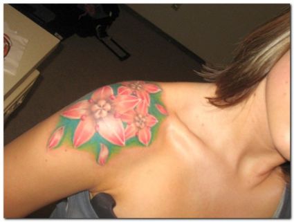 Girl Shoulder Tattoo