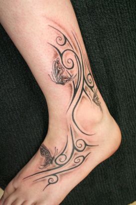 Girls Ankle Tattoo 