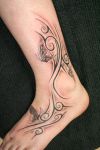 girls ankle tattoo 