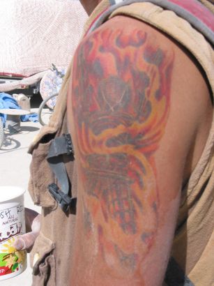 Man Arm Tat Design