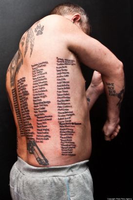 Text Tattoo Design For Men