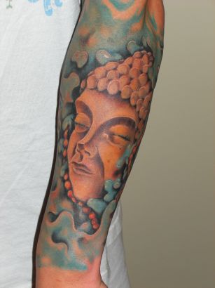 Buddha Tattoo On Hand