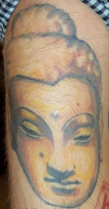 Buddha Tattoo Face Pics Design