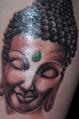 Buddha Pic Tattoo Design