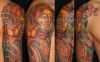 buddha art tattoo