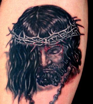 Jesus Image Tattoos