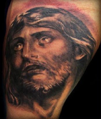 Jesus Image Tattoo