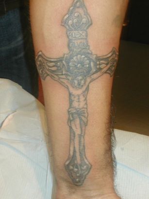 Jesus Pics Tattoo On Arm