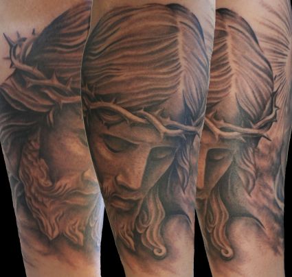 Jesus Picture Tattoo